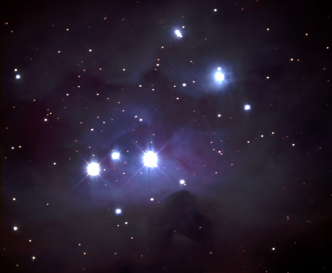 Running Man Nebula; CCD image thru 20 inch
