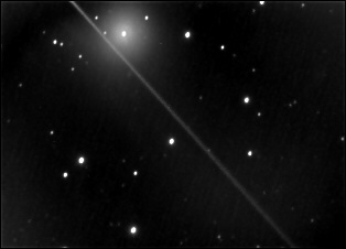 Lenticular Galaxy NGC 404; CCD image thru 20 inch