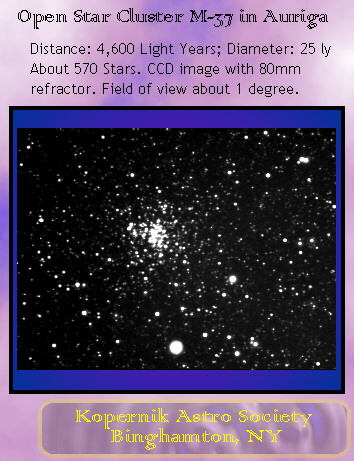 M-37, open star cluster