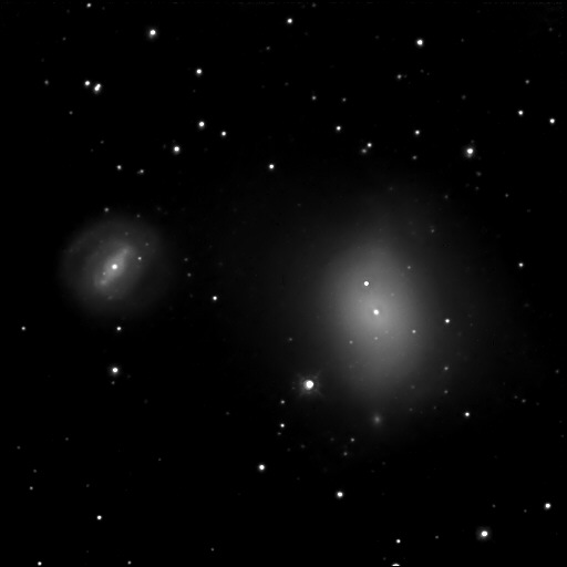 Galaxies M-85, NGC 4394, and MCG 3-32-29