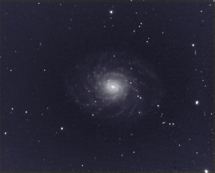 Barred Spiral Galaxy NGC 3486; CCD image thru 20 inch