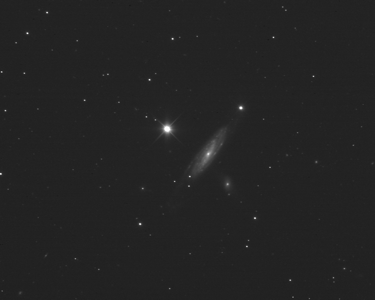 Galaxies NGC 5296 & NGC 5297; CCD image thru 20 inch