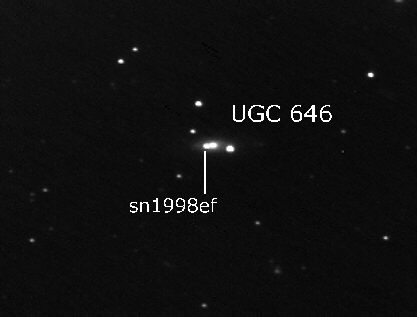 Supernova 1998ef in UGC 646
